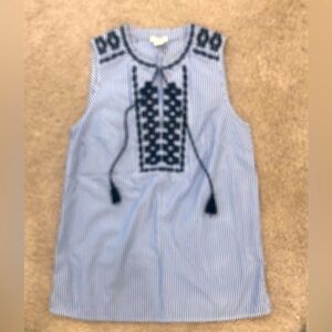 J Crew Sleeveless Top, 00